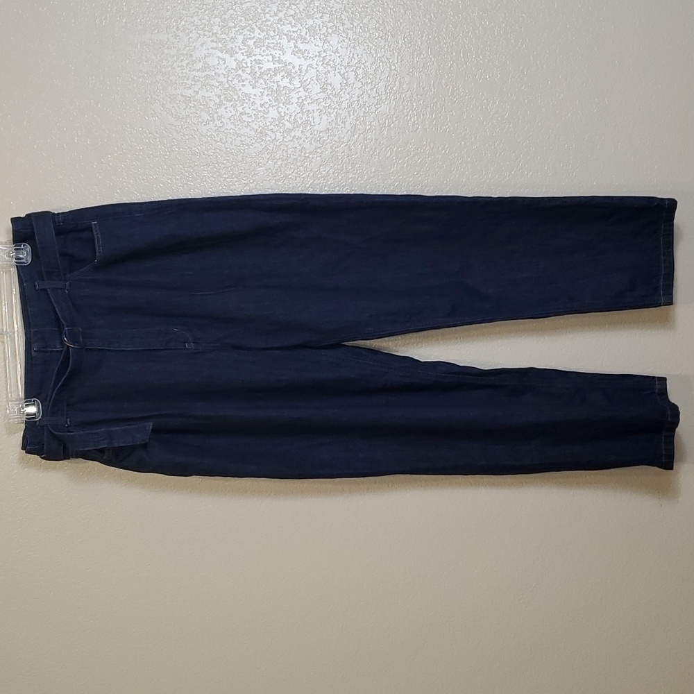 Uniqlo Pleated Belted High Rise Jeans Size 32